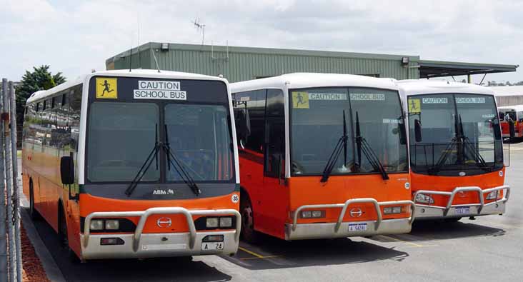 Loves Hino ABM 35, Hino 39 and Mercedes O500R Express 74